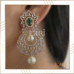 South Indian diamond earrings