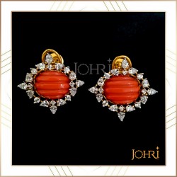 Coral studs 