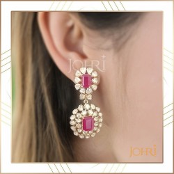 Ruby Polki Earring